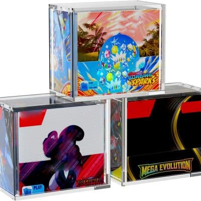36 Pack Wholesale Pokémon Booster Box Acrylic Case